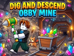 Dig and Descend: Obby Mine — free online game
