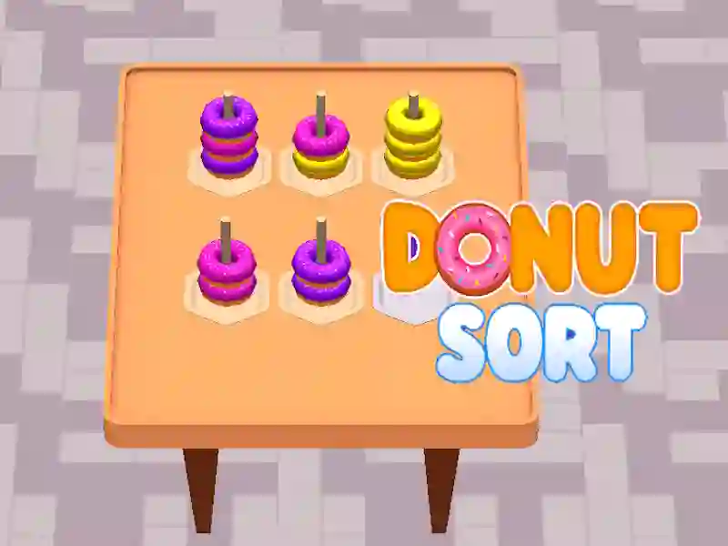 Donut Sort – kostenloses Online-Spiel