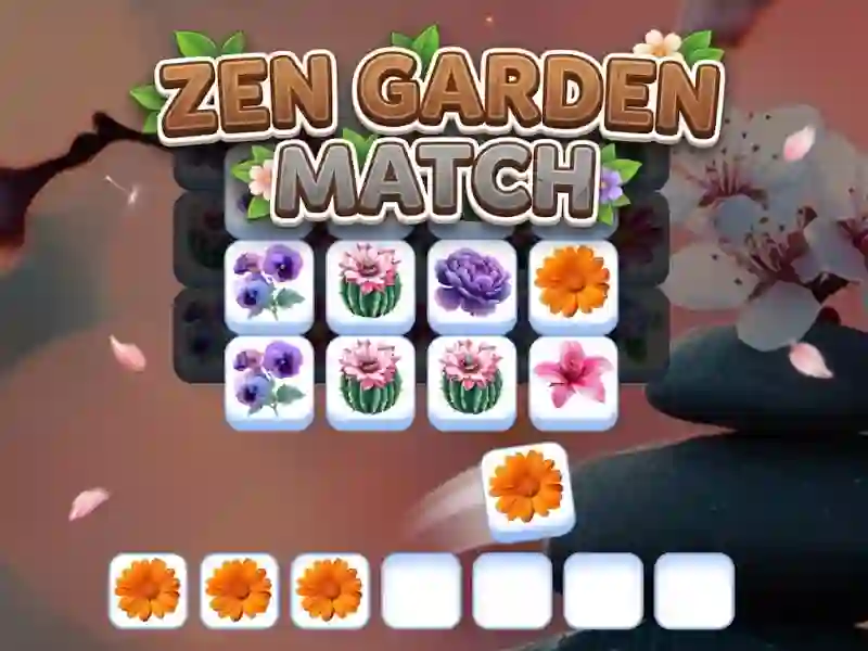 Гульня Zen Garden Match онлайн