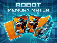 Robot Memory Match — jogo online grátis