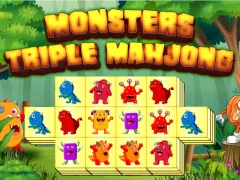 Monsters Triple Mahjong — free online game