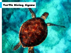 Turtle Diving Jigsaw — free online game