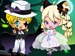 Halloween Chibi Couple — ücretsiz çevrimiçi oyun