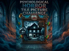 Mchezo Psychological Horror Tile Picture Challenge online
