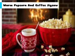 Warm Popcorn And Coffee Jigsaw — free online game