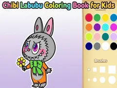 Spel Chibi Labubu Coloring Book for Kids online