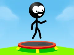 Trampoline Stickman — free online game