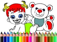 Back To School: Baby Doll Coloring — free online game