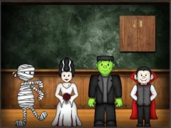 Amgel Halloween Room Escape 25 — لعبة مجانية اون لاين
