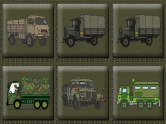 Army Trucks Memory — jogo online grátis