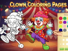 Clown Coloring Pages — free online game