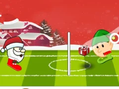 Santa winter head soccer — free online game
