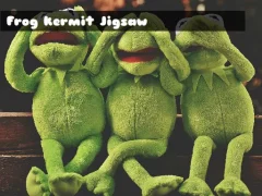 Frog Kermit Jigsaw — free online game