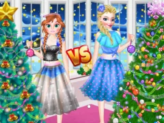 游戏Ellie VS Annie Christmas Tree在线