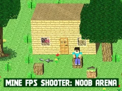 Mine FPS shooter: Noob Arena — free online game