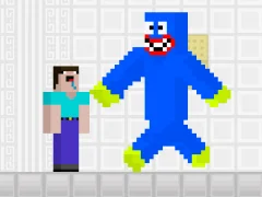 Гаме Noob Vs Blue Monster онлајн
