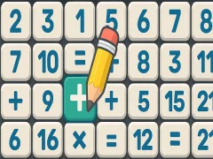 Xogo Math Crossword Puzzle Genius Edition en liña