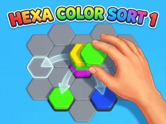 Leikur Hexa Color Sort 1 á netinu