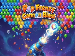 Pop Frenzy Cannon Blast — free online game