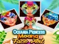 Permainan Oceania Princess Moana Face Art talian
