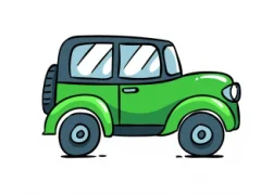 Cartoon Cars Spot The Difference