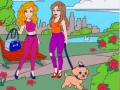 Color Me Girls Play — free online game