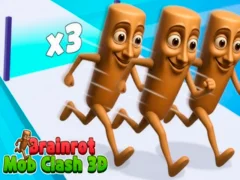 Игра Brainrot Mob Clash 3D онлајн