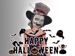 खेल Halloween Girl Dressup ऑनलाइन