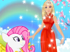 Barbie and Pony Dressup — free online game