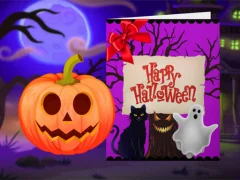 Happy Halloween Princess Card Designer — free online game