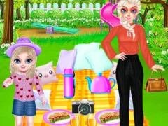 Princess Family Picnic Day — free online game