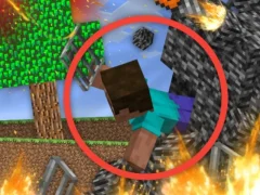 Escape from the prison in Mineblock! Destruction! — free online game