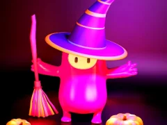 Fall Guys Halloween Puzzle — free online game