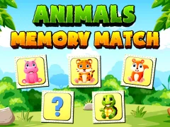 Animals Memory Match — darmowa gra online