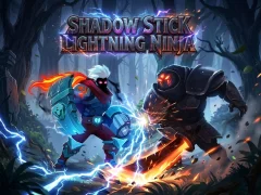 Игра Shadow Stick - Lightning Ninja онлайн