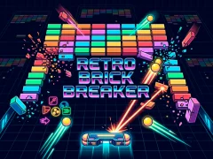 Гульня Retro Brick Breaker онлайн