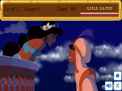 Alladin's love kiss — bezplatná online hra