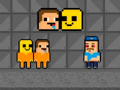 Leikur Obby and Noob Barry Prison á netinu