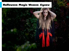 खेल Halloween Magic Women Jigsaw ऑनलाइन