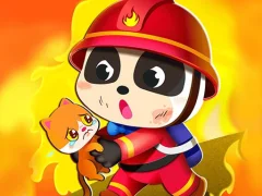Игра Little Panda Fireman онлајн
