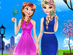 Игра Sisters Spring Day онлајн