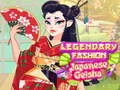Legendary Fashion Japanese Geisha — free online game