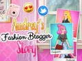 Audrey's Fashion Blogger Story — bezplatná online hra