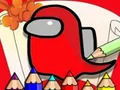 खेल Amoung Us Coloring Book ऑनलाइन