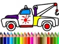 Cluiche Back To School: Truck Coloring Book ar líne
