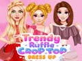 Trendy Ruffle Crop Top Dress Up — free online game