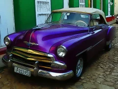 Cuban Vintage Cars Jigsaw — free online game