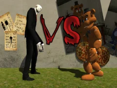 Slenderman vs Freddy The Fazbear — darmowa gra online