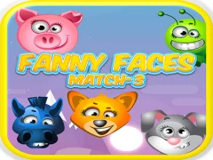Juego Funny Faces Match-3  en línea