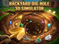 Backyard Dig Hole 3D Simulator — free online game